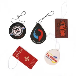 Désodorisant de voiture en papier parfumé suspendu, personnalisé avec logo, promotionnel et économique - Product Image 2