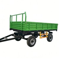Remorque à benne basculante de haute qualité 7x14 personnalisable pour l'utilisation agricole et le transport de matériaux industriels