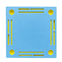 Table de Mahjong Flottante Carrée Pliante Moderne de Luxe, Étanche, en Matériau EVA, pour 4 Joueurs, Utilisation en Piscine, Pliable