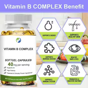 Vitamina <span class=keywords><strong>b</strong></span> composto softgel integratore alimentare vitamina B1 B6 B12 vitamina <span class=keywords><strong>b</strong></span> complesso softgel - Product Image 2