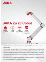 JAKA Zu20 Robot collaboratif CNC à 6 axes, charge utile de 20 kg, nouveau cobot, moteur PLC, protection IP65, portée de 1780 mm, précision de 0,60 mm