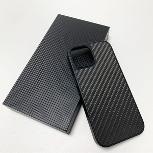 Étui de luxe en fibre de <span class=keywords><strong>carbone</strong></span> sergé 3K pour <span class=keywords><strong>iPhone</strong></span> 15 16 Pro Max, compatible avec la charge magnétique sans fil, <span class=keywords><strong>coque</strong></span> antichoc - Product Image 2