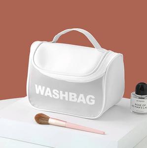 Custom logo <b>Personalized</b> Makeup <b>Bag</b> Women Makeup pink Frosted White Hight Quality Cosmetic <b>Bag</b> - Product Image 5