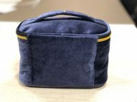 Ginzeal Handy Maquillage Sac Carré Marine Velours Brodé Lune Étoiles Soleil Cosmétique Sac Haute Capacité Maquillage Pochette