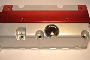Cache-bougie d'allumage en aluminium noir pour Honda DOHC <span class=keywords><strong>VTEC</strong></span> K20 <span class=keywords><strong>K24</strong></span> Série K OEP006 -BK Pièces de moteur - Product Image 4