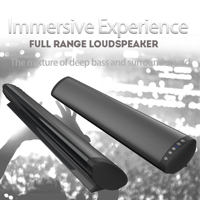 BS-41 20W Leistungsstarke Soundbar Wandmontage-Design 6 Stunden Wiedergabe 240 Stunden Standby Kompatibel mit TV PC Telefon