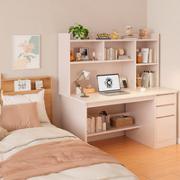 Bureau d'étude antique personnalisable en bois blanc avec tiroir, idéal pour le bureau à domicile et la chambre à coucher