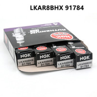 Bujías NGK, sistema de motor automático láser genuino Original 91784 LKAR8BHX, aleación de rutenio, reemplazo de OEM 90919012