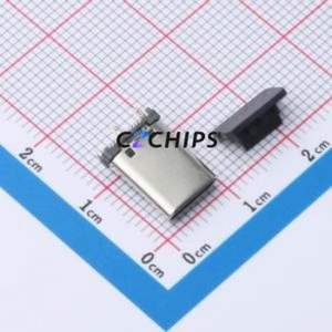 ZX-TYPEC-LTG2428 USB <b>Connector</b> SMD <b>Connector</b> ( <b>Connector</b> Type: Type-C )( Gender: Female )( Mounting Type: Vertical Mount ) - Product Image 1