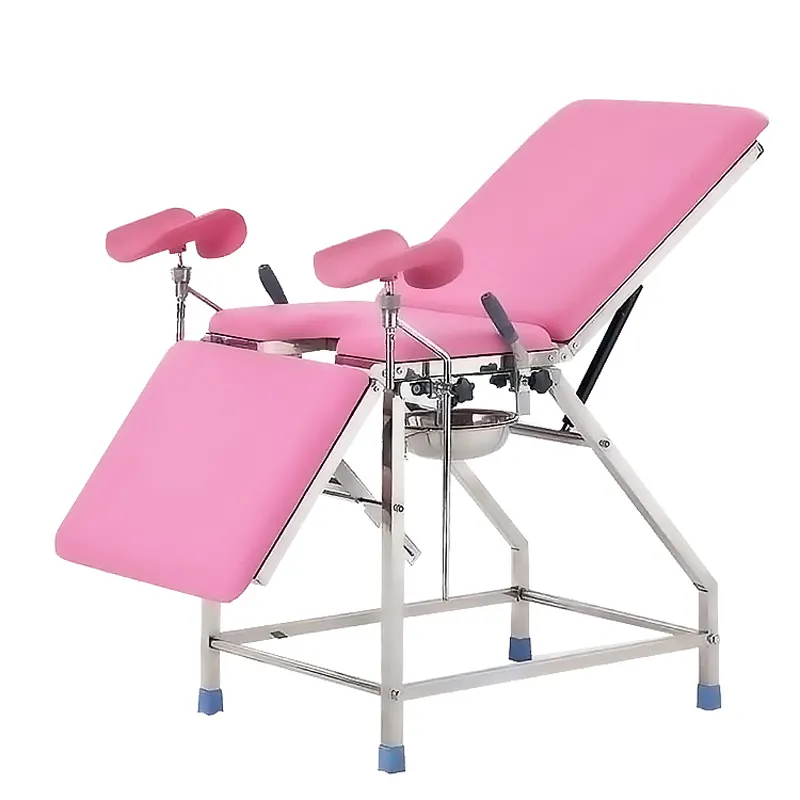 ציוד לבית חולים שולחן ניתוח כיסא בדיקה מיטה רפואית רב תכליתית מיטת בדיקה גינקולוגית