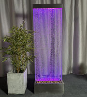H71/ 1.8m taille Standard LED couleur changeante fonction de bulle fontaine mur bulle mur panneau de bulle décoration de la maison et du jardin