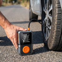 Batterie de secours portable haute capacité 7,4 V, gonfleur de pneus de voiture multifonction, pompe à air pour véhicule
