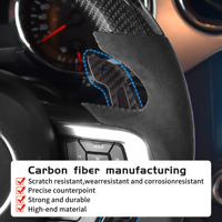 Manettes de changement de vitesse magnétiques en fibre de carbone pour Ford Mustang 2015-2024-Mise à niveau du volant Performance