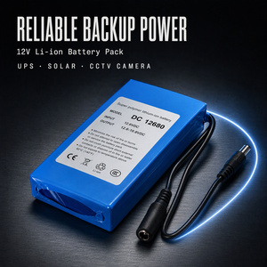 Bateria de Íon de Lítio Personalizada 11.1V 12V 6Ah 6000mAh Recarregável para Câmera CCTV, Energia <span class=keywords><strong>Solar</strong></span> e UPS - Product Image 4