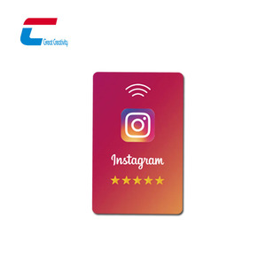 Custom NFC Business Card Chip Social Media Plastic RFID Card for TikTok Google Review - Product Image 3