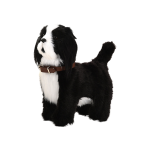 Chiot <span class=keywords><strong>Border</strong></span> <span class=keywords><strong>Collie</strong></span> Électronique Interactif Noir et Blanc, Jouet Musical pour Vente en <span class=keywords><strong>Gros</strong></span> de Nouveautés en Magasin d'Articles pour Animaux - Product Image 1