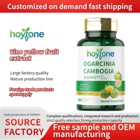OEM Private Label Garcinia Cambogia 3000mg Gestandaardiseerd Extract Snelle levering voor veganistische capsules Non-GMO Glutenvrij Kruidenmiddel voor volwassenen