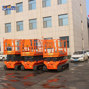 Élévateur à ciseaux hydraulique à batterie Table élévatrice à ciseaux à chenilles autopropulsée Ascenseur à chenilles à vendre - Product Image 4