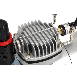 Kit de Aerógrafo Profissional para Barbeiro com Compressor Silencioso e Pistola para Estilização de Precisão - Product Image 5