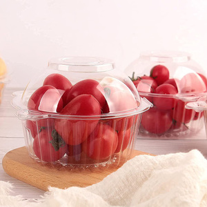 Wholesale Customizable Plastic Salad Bowl Food Containers Clear Packaging Plastic Salad Container For Food Fruit