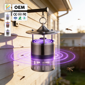 Lampe anti-moustiques électrique 12V 3.5W, piège à <span class=keywords><strong>CO2</strong></span> métallique étanche pour jardin extérieur, modèle 2026, vente chaude - Product Image 1