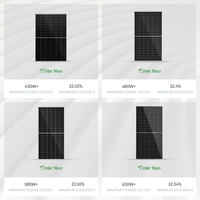 Panneaux solaires Jinko Tiger Neo 72HL4-(V) 580-605 Watt 580w 585w 590w 595w 600w 605w Panneau solaire bifacial de type N