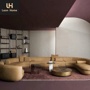 الايطالية الراقية منتج جديد غرفة المعيشة الأثاث المنحني الحديثة ركنة باكستر أريكة راقية مجموعة - Product Image 5