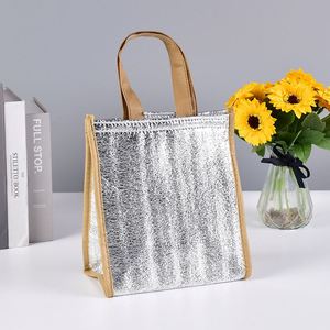 Sac isotherme écologique pour livraison de pizzas, sac à déjeuner, sac pour fruits de mer, barbecue, boissons, préservation de la fraîcheur, sac à main en aluminium - Product Image 3