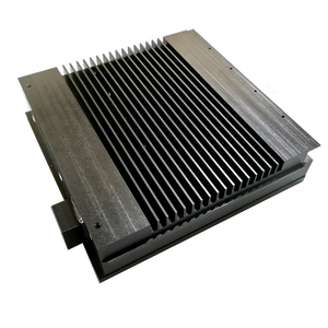 Tùy chỉnh CNC gia công nhôm tản nhiệt bao vây đen anodized 6000 loạt tản nhiệt - Product Image 1