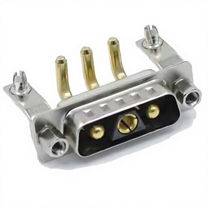 ขั้วต่อ D-SUB 3V3 แบบมีกำลังไฟสูง ชนิดตัวผู้ แบบ R/A DIP มุมฉาก ขั้วต่อ 3V3 สำหรับ PCB ขั้วต่อ D-SUB - Product Image 1