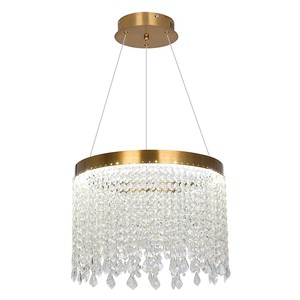 Modern <b>LED</b> Crystal Chandelier Luxury Iron Gold Living Room Creative Pendant <b>Light</b> Dining Room Home Villa Lighting Chandeliers - Product Image 1