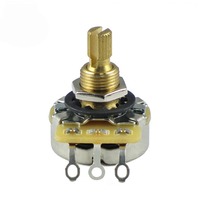 Potentiomètre CTS 500K authentique, axe en cuivre, bouton de volume et de tonalité pour guitare électrique et basse