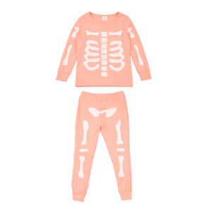 夜光男童睡衣秋季针织印花衬衫套装儿童 - Product Image 2