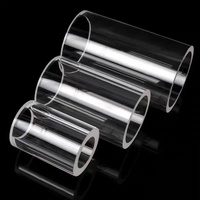 Tubo de Cuarzo de Alta Pureza de Tamaño Personalizado de Fábrica, Tubo de Vidrio de Cuarzo Transparente para Equipos de Difusión de Semiconductores