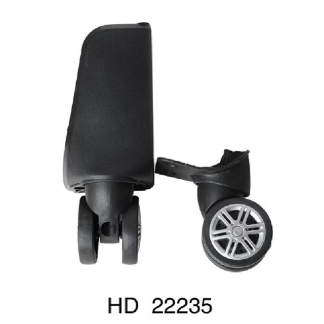 Export Quality 360 Degree Plastic Black Suitcase Luggage Wheels  Accessories for Schoolbags