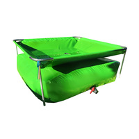 Système de récupération d'eau de pluie flexible et pliable, réservoir pour collecte d'eau de pluie en PVC