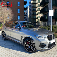Pour BMW X3M F97 Kits de carrosserie en fibre de carbone Style 3D pare-chocs avant lèvre avant jupe latérale diffuseur arrière 2020 +