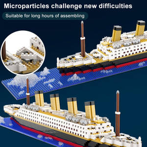<span class=keywords><strong>Titanic</strong></span> personnalisé RMS bateau modèle de bateau bloc de construction bricolage bateau à vapeur jouets éducatifs <span class=keywords><strong>Titanic</strong></span> navire Moc blocs de construction ensemble de briques - Product Image 5