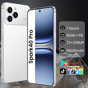 Teléfono Inteligente Spark40 Pro de 7.5 Pulgadas, 5G, HD+ 1440*3040, 16GB+1TB, 10 Núcleos, 72MP+108MP, 6800 mAh, Android 14 - Product Image 1