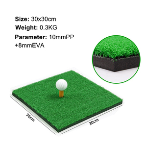 Tapis de frappe de golf pour la pratique en intérieur et en extérieur, tapis en gazon hautement élastique pour l'entraînement au swing et au chipping, simulateurs de golf de garage - Product Image 6