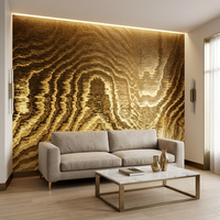 Papier peint mural en marbre d'agate dorée imperméable, texture métallique luxueuse, pour salon, chambre à coucher, décoration intérieure