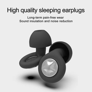 Tapones para los oídos de silicona suave QY, insonorizados, silenciosos, con cancelación de ruido, sueño profundo y natación, tapones para los oídos impermeables, accesorios para auriculares - Product Image 3