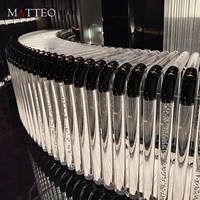 Nouveau Design d'art moderne acrylique acier inoxydable LED Source de lumière Bar hall d'hôtel Sculptures