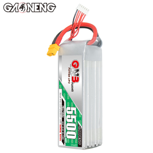 แบตเตอรี่ลิเธียมโพลิเมอร์ GNB GAONENG 5500mah 5S 18.5V 70C 140C XT60 สำหรับเครื่องบินบังคับวิทยุ  ประสิทธิภาพการปล่อยประจุสูง  สำหรับเฮลิคอปเตอร์ - Product Image 4