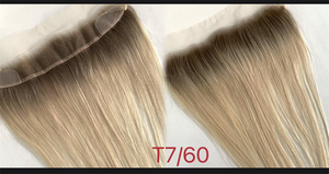 Postizos de Encaje Completo Hechos a Mano, Línea de Cabello Natural, Tupé Transpirable y Suave para Base de Encaje, Cabello Brasileño Remy Virgen Liso - Product Image 3