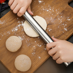 Rodillo de Acero Inoxidable Antiadherente y Ecológico XL-Baking Tools con Mango Metálico para Fondant, Masa de Pastel, Pizza y Repostería - Product Image 5