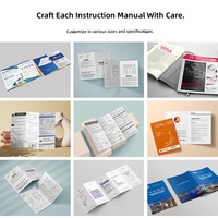 Conception de brochure promotionnelle pour entreprise d'impression, livret de quatre pages imprimé en couleur sur papier couché, catalogue pratique en PDF à pages tournantes