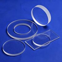 Plaques de verre de quartz sur mesure, composants en silice fondue, services de soudage et de découpe, épaisseur personnalisée pour usage en laboratoire - Vente en gros usine