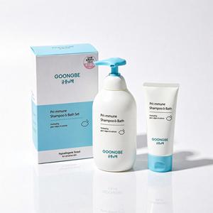 Goongbe Pri-mmune Set de Champú y Baño 350mL 100mL Hipoalergénico Para Piel Sensible - Product Image 1