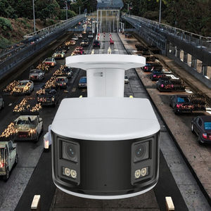 Caméra IP 4K US Stock 8MP à double objectif panoramique 180 degrés avec détection intelligente humaine/véhicule, alarme, micro intégré et vision nocturne - Product Image 2